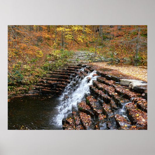 Poster Cascade à Laurel Hill State Park II (Devant)