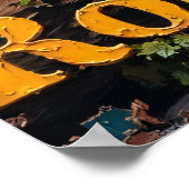 Poster Cascade acoustique : le rugissement du roi (Coin)