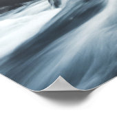 Poster Cascade cascade le matin mystique brumeux (Coin)