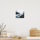 Poster Cascade cascade le matin mystique brumeux (Cuisine)