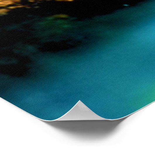 Poster Cascade chinoise (Coin)