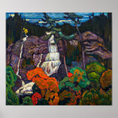 Poster Cascade d'Algoma | J.E.H. MacDonald | (Devant)