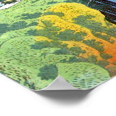 Poster Cascade d'Amida, Hokusai Art japonais (Coin)