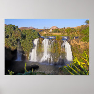 Poster Cascade d'Ampefy, Madagascar