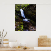 Poster Cascade dans la forêt enchantée (Cuisine)