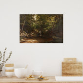 Poster Cascade dans la forêt – George Hetzel (Cuisine)