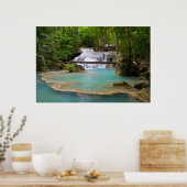 Poster Cascade dans la forêt tropicale (Cuisine)