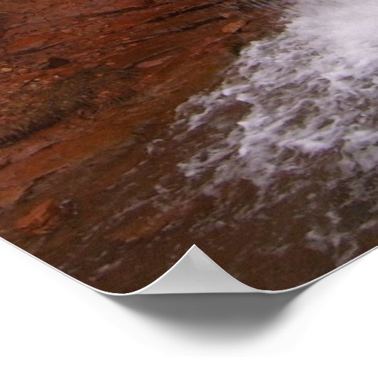 Poster Cascade dans la région de Moab (Coin)