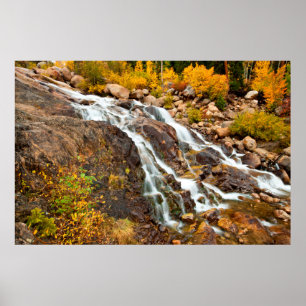 Poster Cascade dans le parc national de Grand Teton