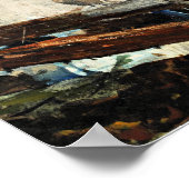 Poster Cascade dans les Adirondacks, peinture d'art (Coin)