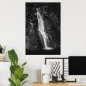 Poster Cascade dans les gorges de l'Enfer, Slovénie (Bureau à domicile)