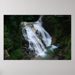 Poster Cascade dans mauvais Gastein