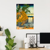 Poster Cascade d'Aoigaoka dans la capitale orientale (Bureau à domicile)