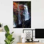 Poster Cascade d'automne (Bureau à domicile)