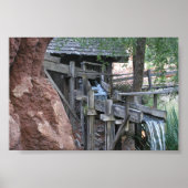 Poster Cascade de Big Thunder Mountain Railroad (Devant)
