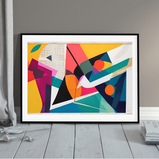 Poster Cascade de Couleur