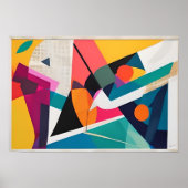 Poster Cascade de Couleur (Devant)