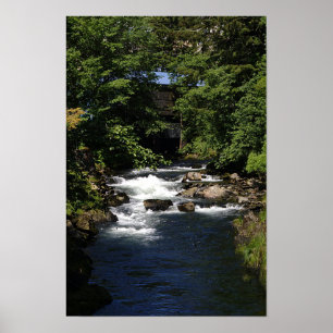 Poster Cascade de Creek Street - Ketchikan, Alaska