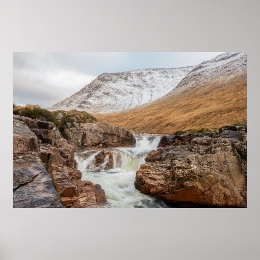 Poster Cascade de Glen Etiv (Devant)