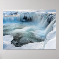 Cascade de Godafoss, hiver, Islande 2