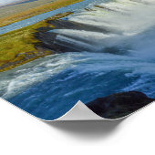 Poster Cascade de Godafoss, Islande (Coin)