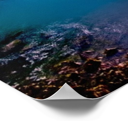 Poster Cascade de Godafoss Islande (Coin)