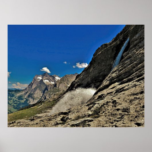 Poster Cascade de Grindelwald (Devant)