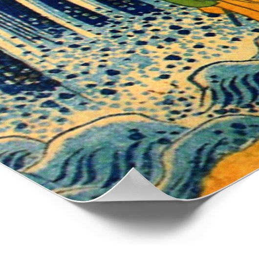 Poster Cascade de Kirifuri au Mont Kurokami à Shimotsuke (Coin)