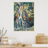 Poster Cascade de Kirifuri, Hokusai (Cuisine)
