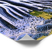 Poster Cascade de Kirifuri Hokusai Art japonais (Coin)