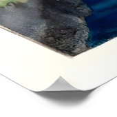 Poster Cascade de la gorge d'Azuma Hasui Kawase (Coin)