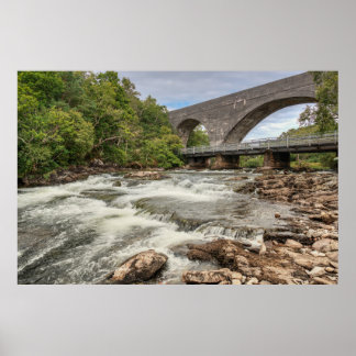 Poster Cascade de la rivière Morar