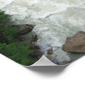 Poster Cascade de l'Alaska 11x14 Photographie (Coin)