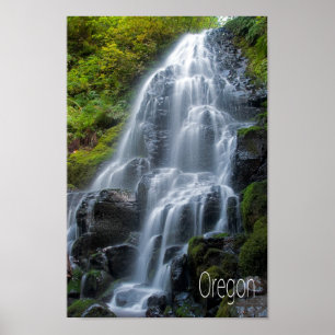 Poster Cascade de l'Oregon