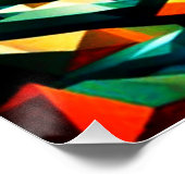 Poster Cascade de montagne 7 (Coin)