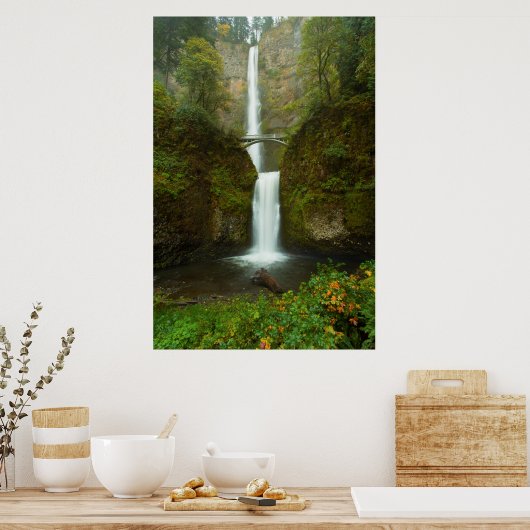 Poster Cascade de Multnomah Falls Imprimer (Cuisine)