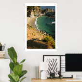 Poster Cascade de plage à Julia Pfieffer (Bureau à domicile)