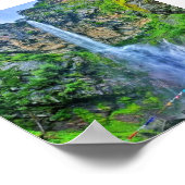 Poster Cascade de printemps majestueuse (Coin)