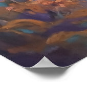 Poster Cascade de Redstone - Style Impressionniste Pastel (Coin)