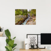 Poster Cascade de rivière et chute d'eau (Bureau à domicile)