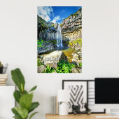 Poster Cascade de Svartifoss, Islande (Bureau à domicile)