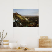 Poster Cascade de Tivoli — Temple de Sibyl, Cole (Cuisine)