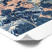 Poster Cascade de Yoro Mino Province par Katsushika, Hoku (Coin)