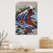 Poster Cascade de Yoshitsune Umarai à Yoshino à Washu (Cuisine)