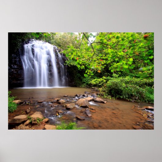 Poster Cascade d'Ellinjaa, Australie (Devant)