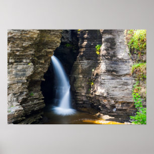 Poster Cascade d'entrée, Watkins Glen, New York