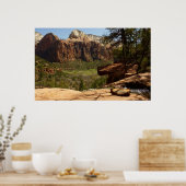 Poster Cascade des piscines d'Emerald dans le parc nation (Cuisine)