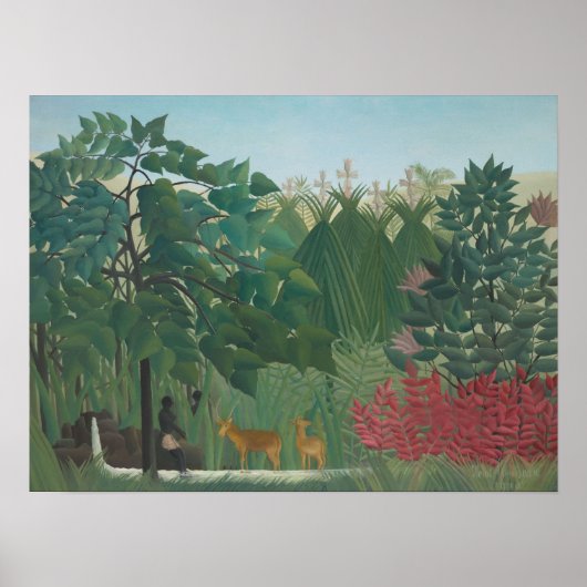 Poster Cascade d'Henri Rousseau, Art Vintage (Devant)