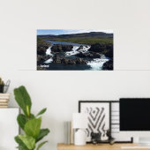 Poster Cascade d'Islande (Bureau à domicile)