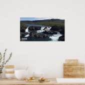 Poster Cascade d'Islande (Cuisine)